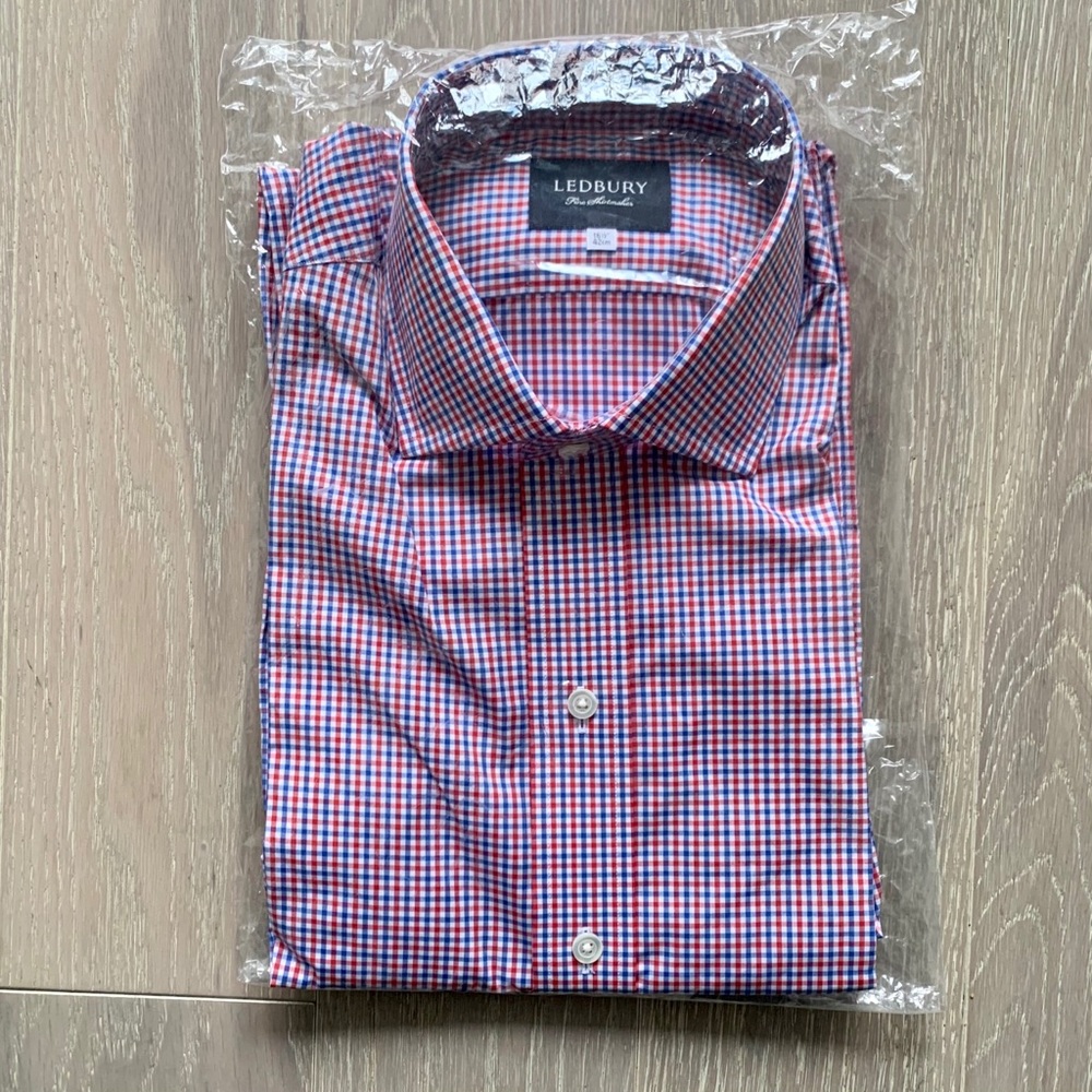 Ledbury Men’s Mini Check Dress Shirt